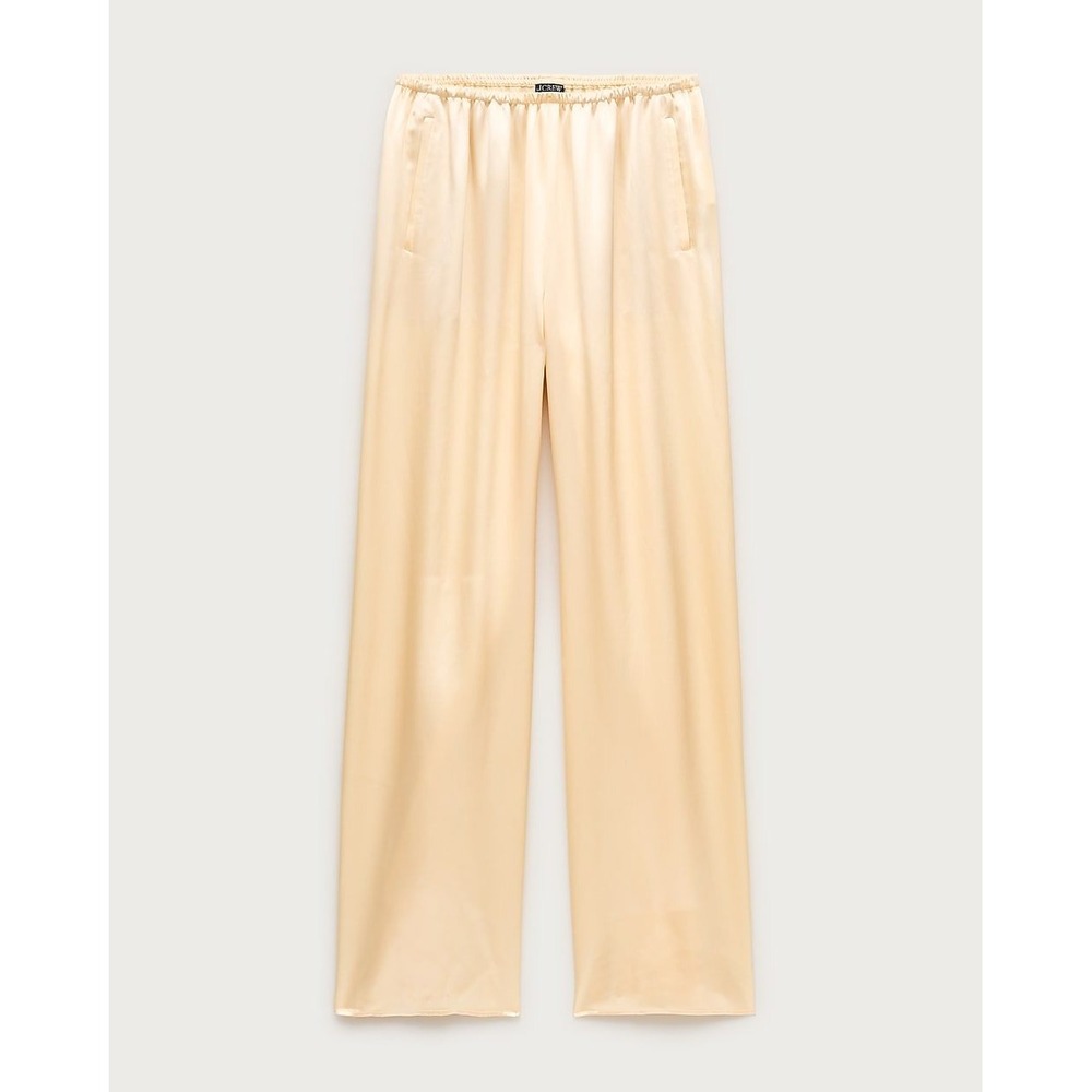 J.Crew Cosmo pant in luster charmeuse Candlelight 2X NWT